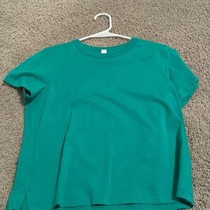 Maladives green Classic Fit Cotton Blend T-Shirt